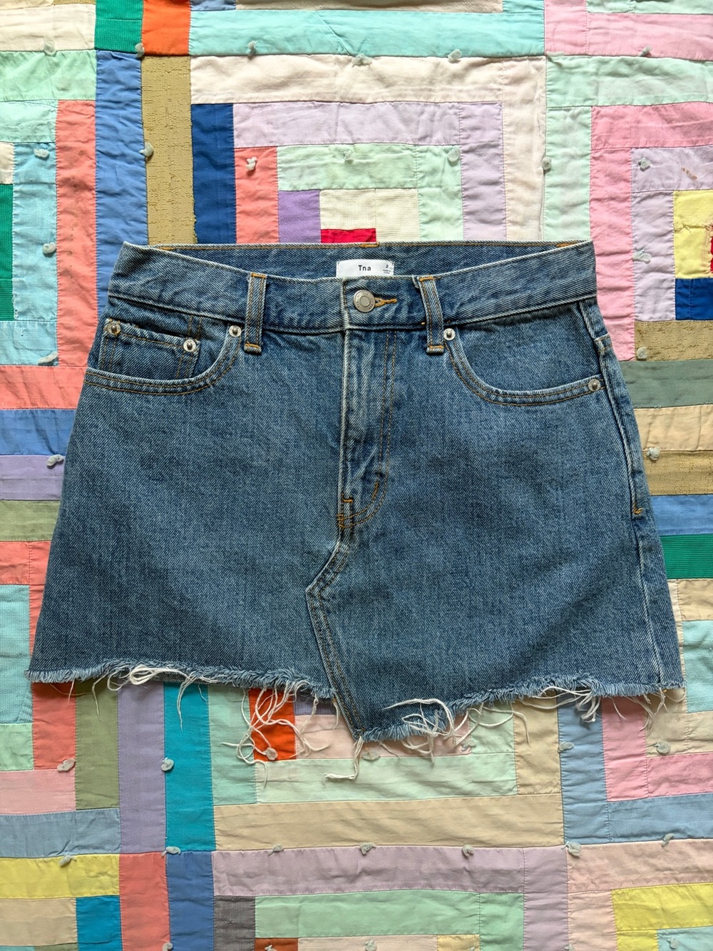 Aritzia Denim Mini Skirt